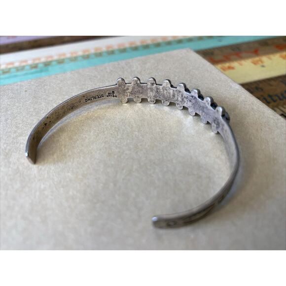 Silver and Turquoise Bracelet - Picture 9 of 16